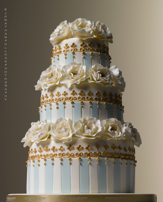 Wedding cake exclusively for Fortnum and Mason by Peggy Porshen 